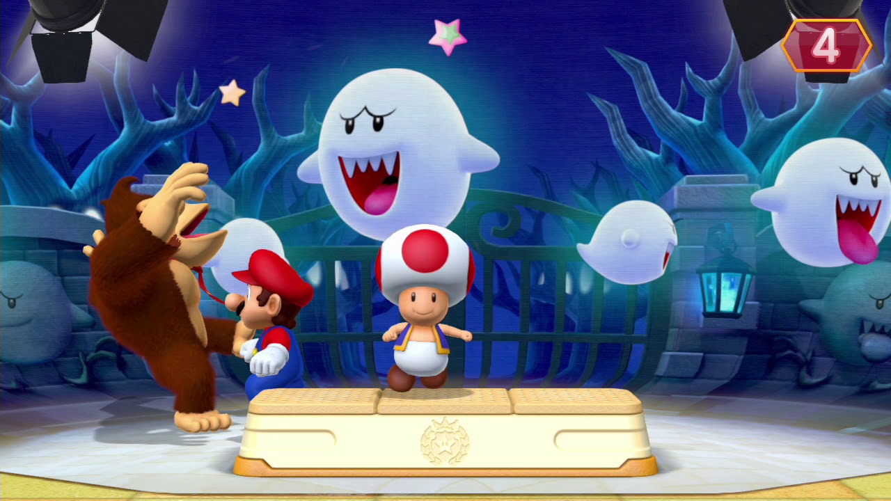 Mario Party 10 Chaos Castle - Mario vs Toad vs Donkey Kong vs Rosalina #318 Mario Gaming