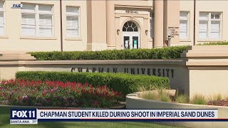 Chapman University student killed during shoot in Imperial Sand Dunes