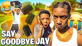 I THREW JAY GAMING COMPUTER IN THE LAKE FOR PAYBACK!💔