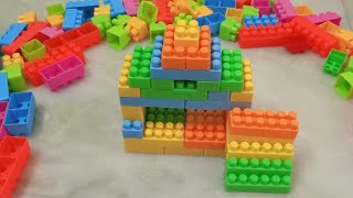 How to make a House from building blocks - Satisfying Building Blocks ASMR #asmrsounds