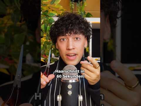ASMR Haare schneiden in 60 Sekunden! #asmr