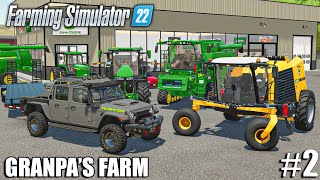 I SPENT $$$ to UPGRADE GRANPA'S $5,000,000 FARM | Farming Simulator 22