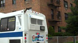 MTA Bus: Otis / 60 Avs bound Orion V CNG #749 on the Q38 at 57 Av & 98 St