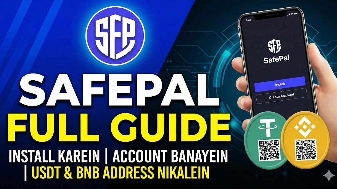 SafePal Wallet Account Banane Ka Tarika | How to Copy USDT & BNB Address