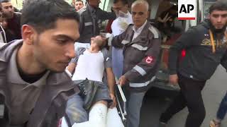 Thousands of Palestinians in rally along Gaza-Israel border