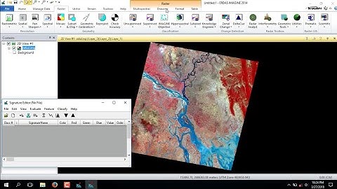 Supervised Classification Using Erdas Imagine Software