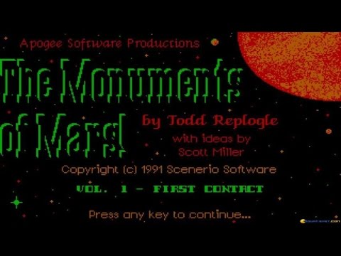 Monuments of Mars gameplay (PC Game, 1991)