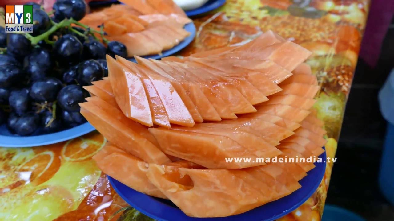PAPAYA SALAD HEALTHY STREET FOODS IN INDIA HEALTHY FRUITS street