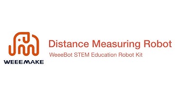 WeeeBot 3-in-1 STEM Robot Kit - Distance Measuring Robot