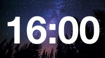 16 minute timer | 16 Minute Countdown