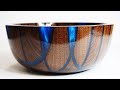 Woodturning  the sapphire walnut bowl