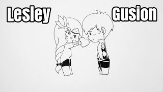 Cara Menggambar Lesley Dan Gusion Hero Mobile Legends Versi Chibi By .Ashibara