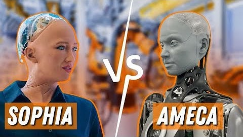 Ameca and Sophia | Sophia vs Ameca
