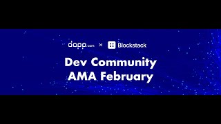 Dapp.com Dev Community AMA Ep. 5  | Guests: Dcasso and Reclaim from Blockstack Community