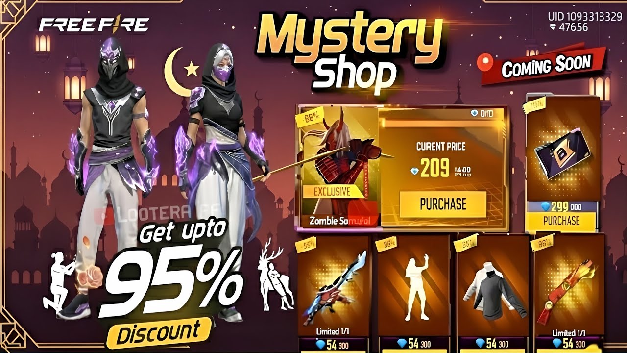 😍Mystery Shop Event Free fire ✅ In telugu | Next Evo Bundle 🤯 | Free Rewards🤫 | Next Discount Event