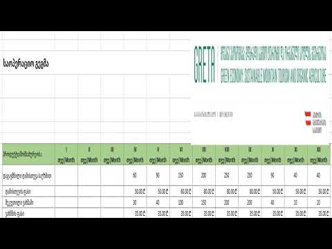 1.11.1 ფულადი სახსრების  მიმოქცევის უწყისი