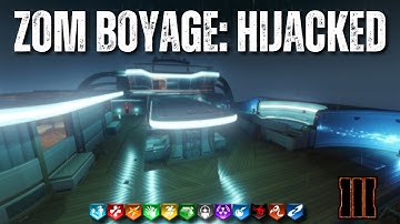 BLACK OPS 3 CUSTOM ZOMBIES! (Zom Boyage - Hijacked Remake Map)