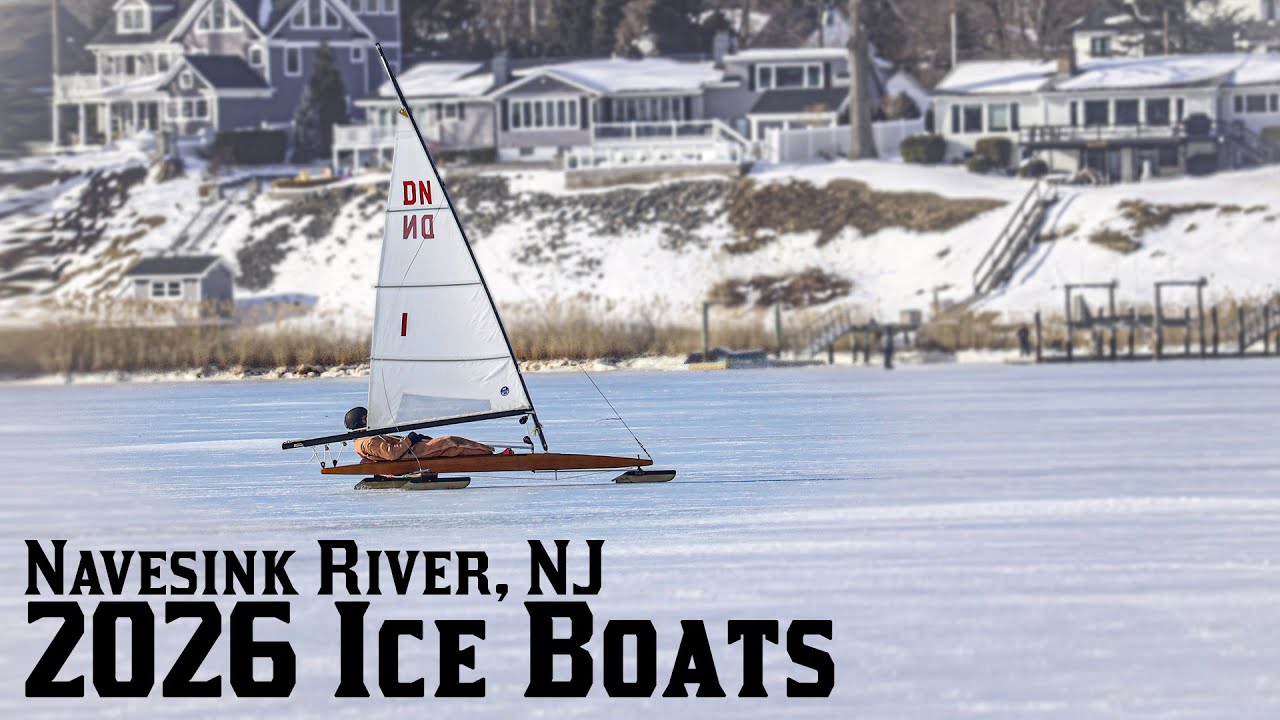 Navesink River, NJ Ice Boats
