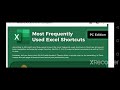 Excel Shortcuts |By javeria|
