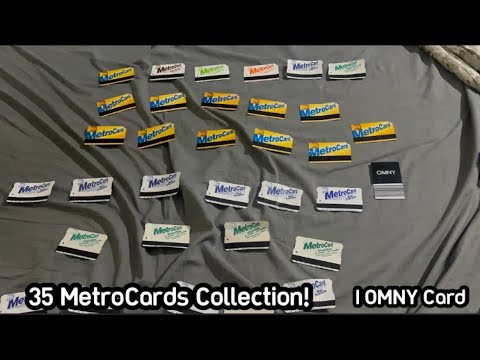 Elinor and Friends My 35 MTA MetroCard Collection and 1 OMNY Card ...