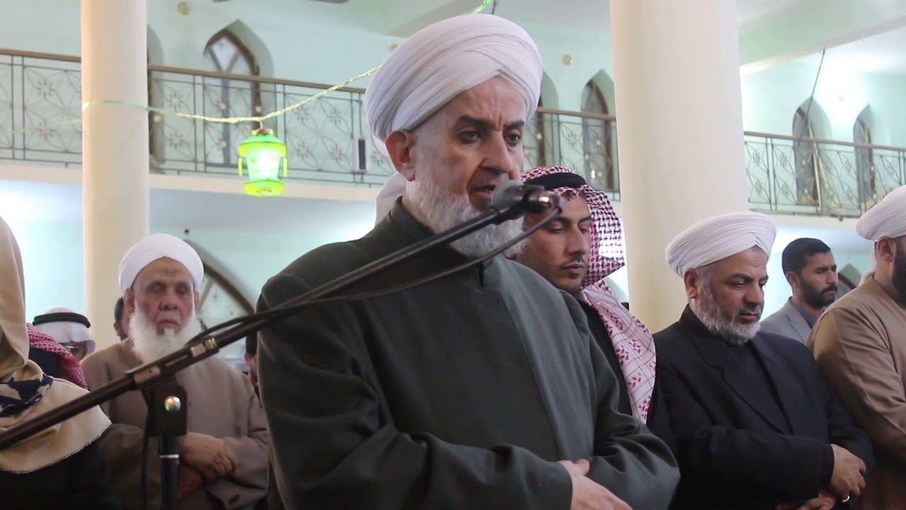 صلاة العشاء لفضيلة الشيخ محمود الحوت في جامع الفلوجة الكبير - العراق