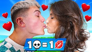 BLANDINE m'embrasse sur la BOUCHE à chaque KILL sur FORTNITE