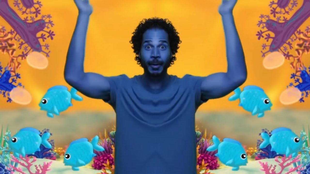 Three Little fish swimming in the water with Ms Rachel // sponsoredby gamavision//klusky csupo 