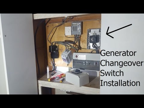 Generator Changeover Switch Installation and Test - YouTube diagram of backup 