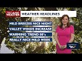 Warming Trend and Mostly Dry Conditions Ahead as High Pressure Ridge Builds