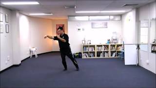 Wu style Tai chi chuan 108 movements standard form 95 Single Whip 單鞭