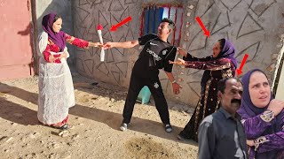 Conflict between two women and a man to impose forced love