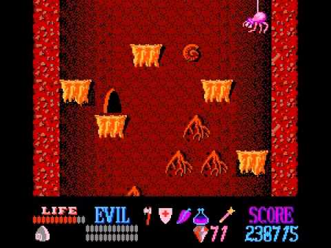 Wizards and Warriors NES Playthrough - YouTube