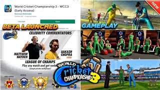 World Cricket Championship 3 - WCC3 Official Launched || ANDROID GAMEPLAY ULTRA HIGH GRAPHIC GAMES screenshot 5