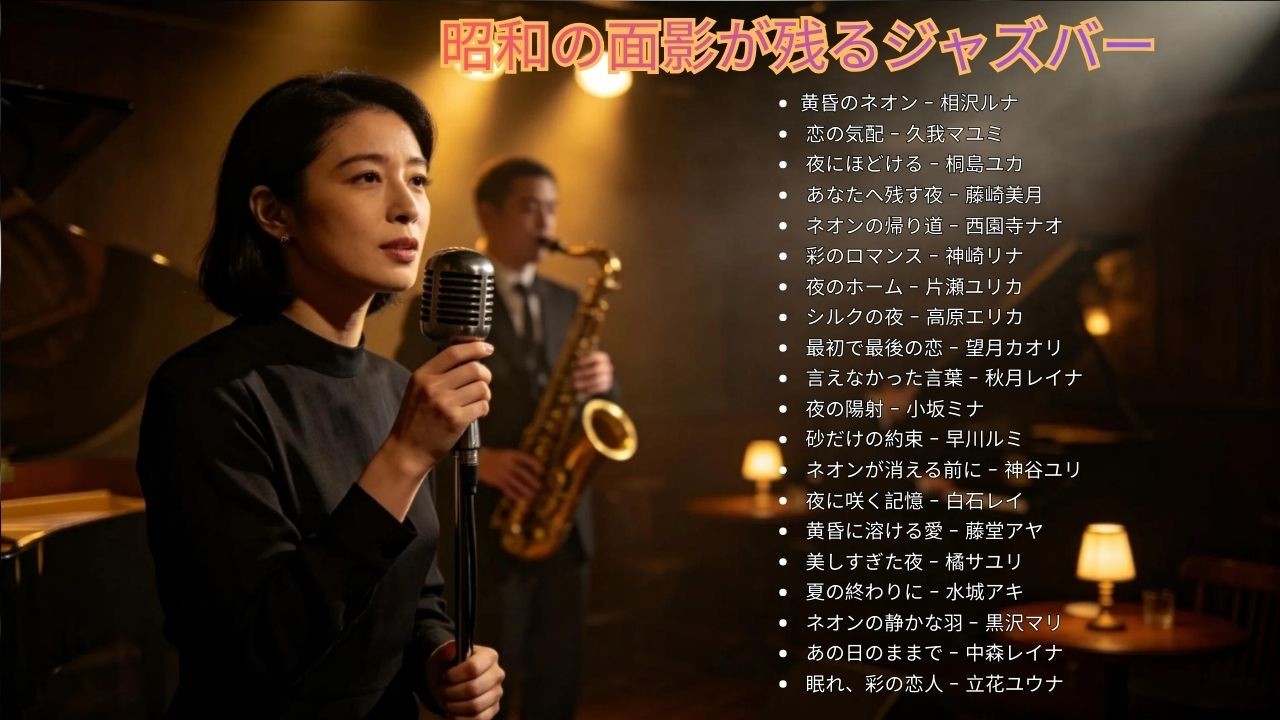 昭和ジャズバーの夜｜あの頃を思い出す懐かしいジャズBGM
