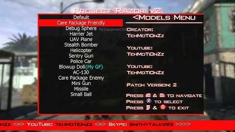 [NEW] MW2 | Project Razor v2 | All Client TU8 Mod Menu | +Download!
