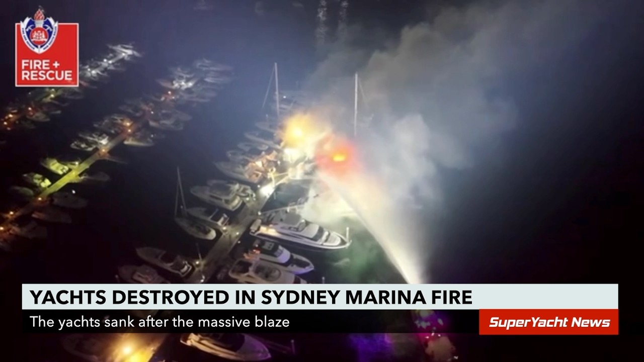Объявлены яхты, уничтоженные пожаром в Сиднее | SY Clips
