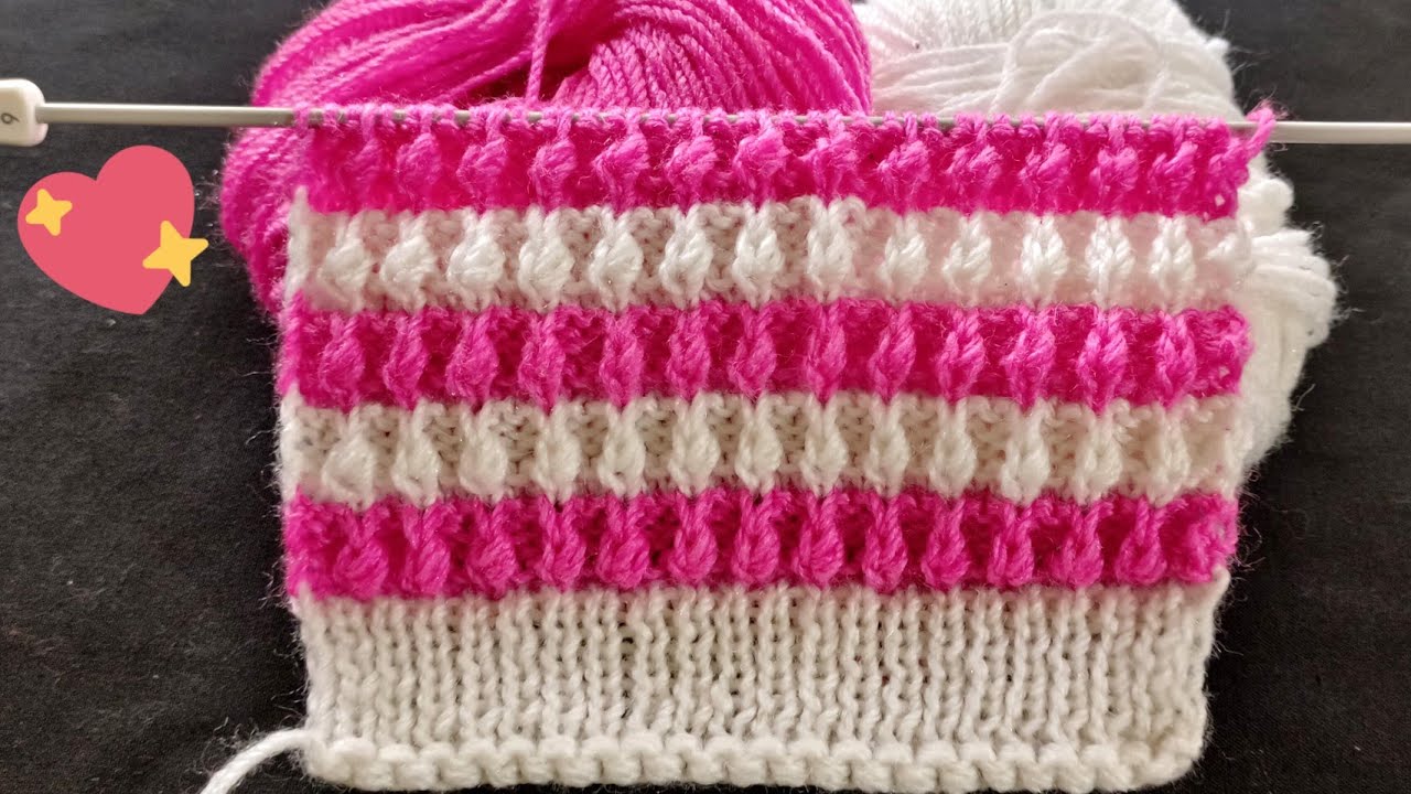 Two Colour Sweater Design For Baby Double Colour Knitting Sweater two-colour-sweater-design-for-baby-double-colour-knitting-sweater