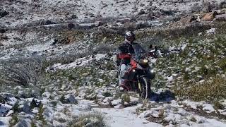 Snow Ride on a BMW R1200GSA | Swartberg Pass Adventure Gone Icy