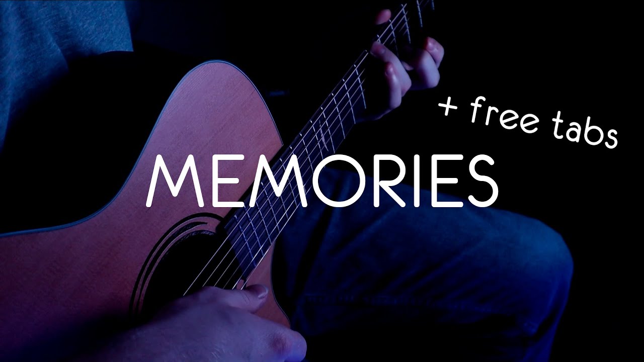 Maroon 5 - Memories / Fingerstyle Cover / Guitar Tutorial (FREE TABS)