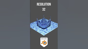 Blender 3D Water Simulation Test || Liquid Simulation FLIP FLUIDS #shorts