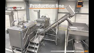 Production line with MIX-900V, SC-350 and BC-3000/PS Production line with MIX-900V, SC-350 and BC-3000/PS