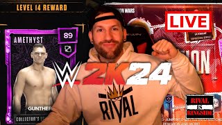 Playing *Unlocking Amethyst Gunther* MyFACTION: Faction Wars + Live Events | WWE2k24 MyFACTION