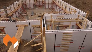Amvic ICF - Foundation | Sarah Richardson Home (Drone Footage)