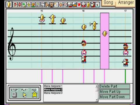 Seiken Densetsu 3 - Decision Bell on Mario paint