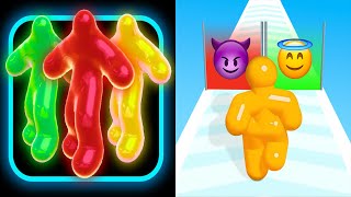 Blob Runner 3D Night Run VS Tall Man Run Android iOS Gameplay screenshot 5