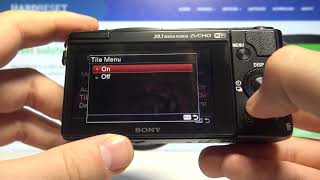 How to Turn Off Tiles Menu on SONY Alpha a5000 - Change Menu Layout on Sony Alpha Camera