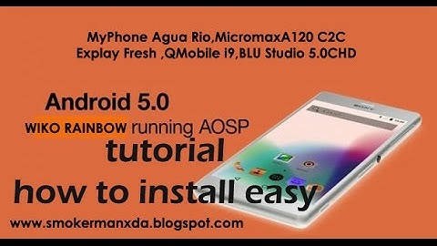 TUTORIAL HOW TO INSTALL AOSP