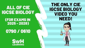 ALL of CIE IGCSE Biology! | The ONLY revision video you need! | 2025 onwards | 0970 / 0610