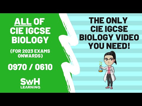 ALL of CIE IGCSE Biology! | The ONLY revision video you need! | 2023 onwards | 0970 / 0610