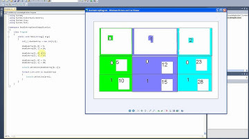 C# Double Arrays, ForEach loop